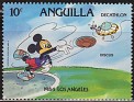Anguilla - 1984 - Walt Disney - 10 ¢ - Multicolor - Walt Disney, Olympic Games, Decathlon - Scott 565 - 0